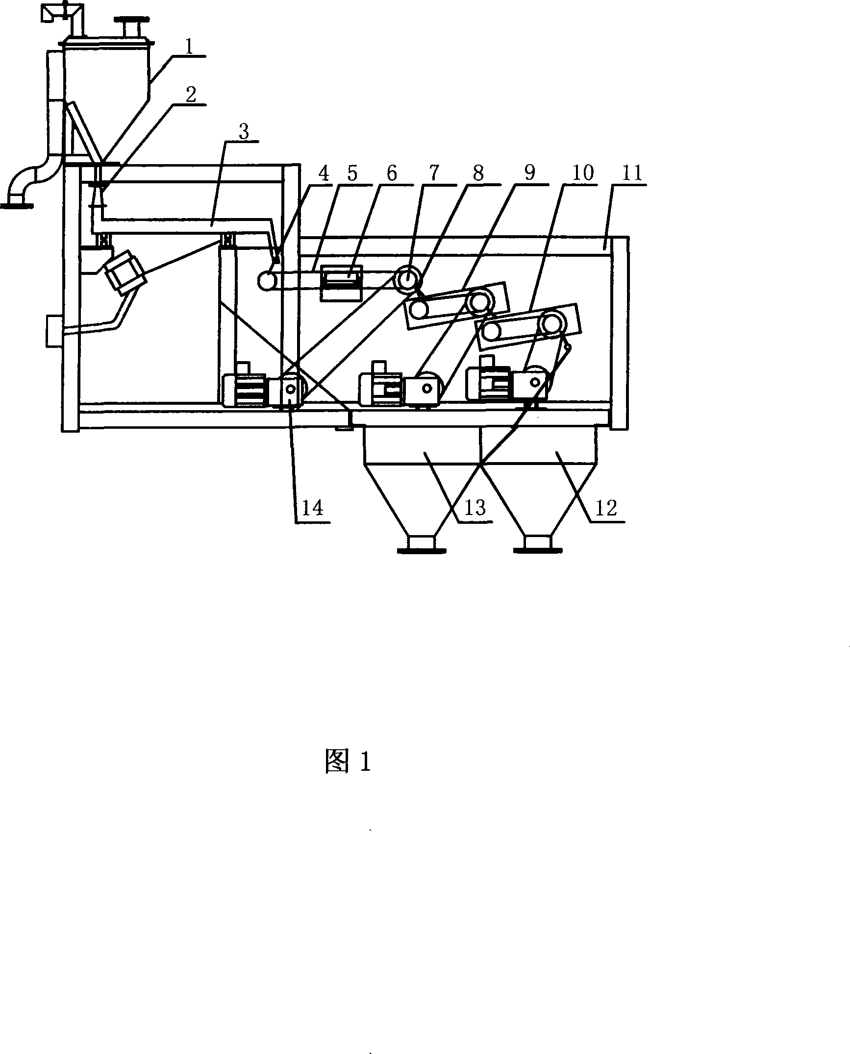 Magnetic separation device and method for ash agglomerating cinder during coal gasification course