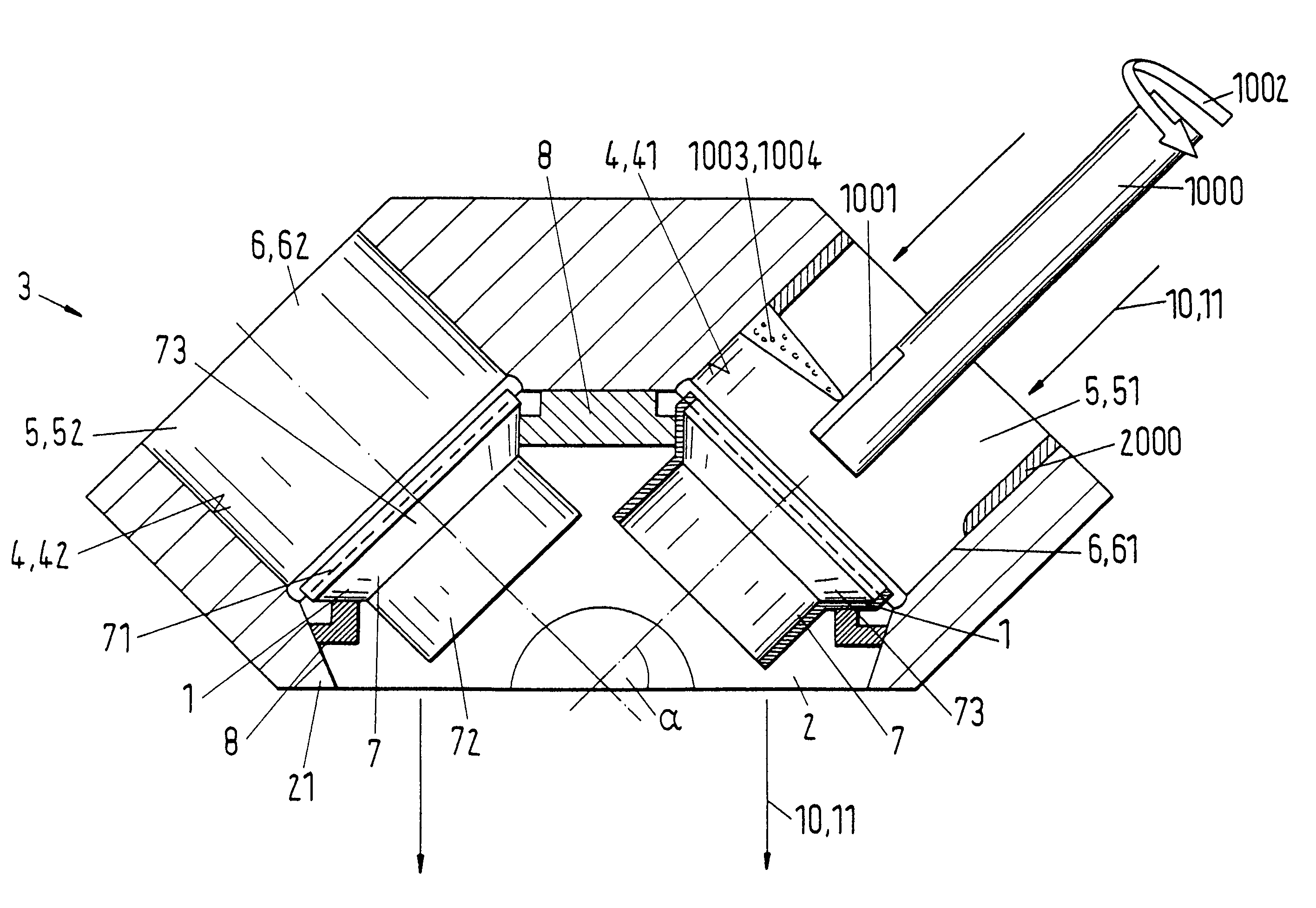 Masking system for the masking of a crank chamber of an internal combustion engine