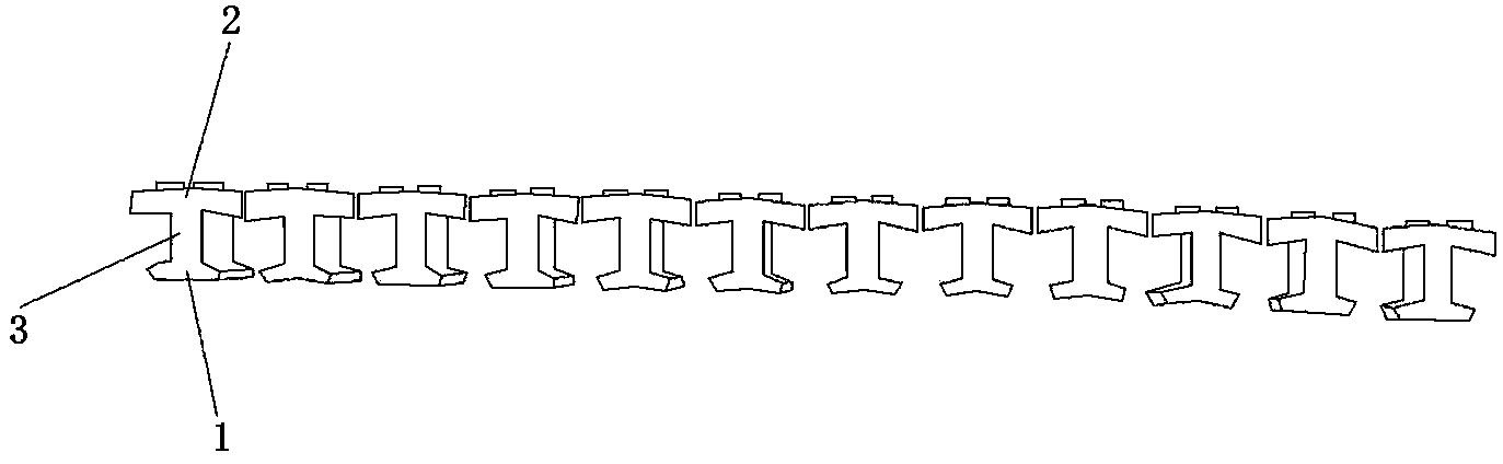 Stator coil support of winding machine