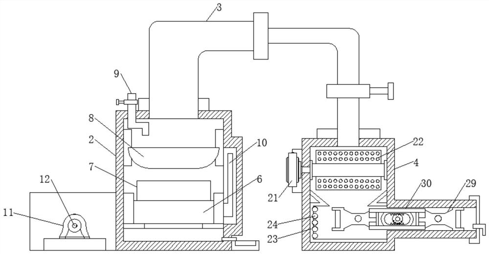 Intelligent forging production device for automobile parts