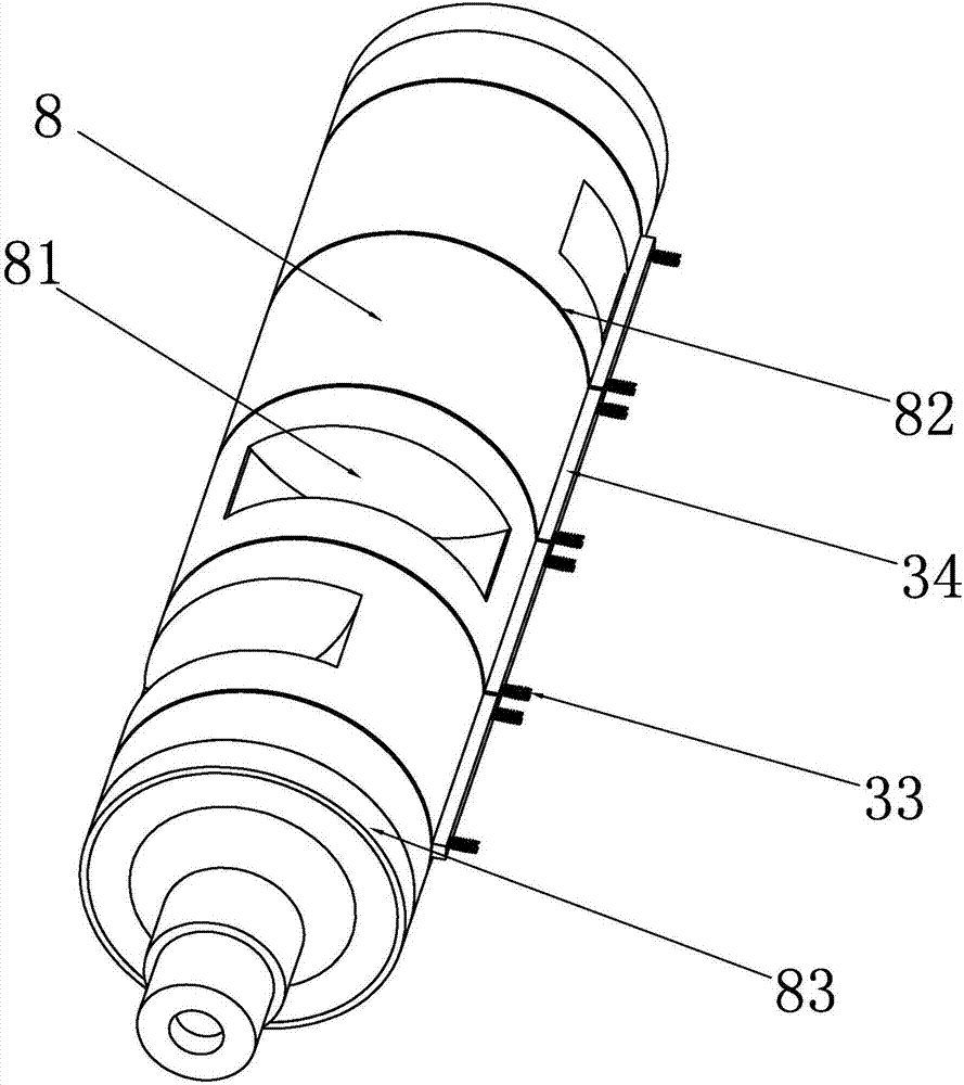 Rotary shaft type gas valve engine