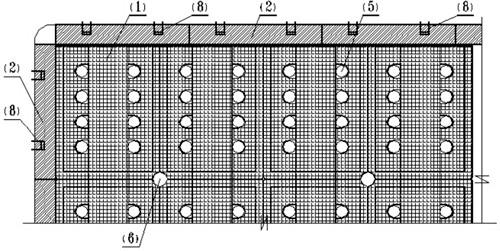 A kind of integrally formed aluminum electrolytic cell anode composite covering layer and method