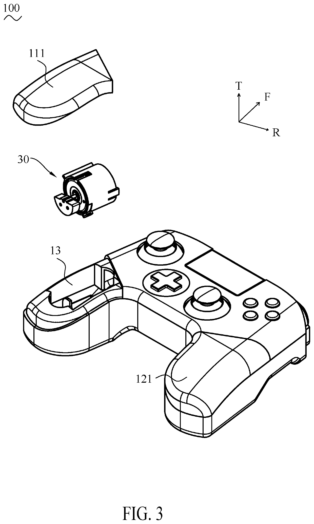 Controller with a motor module