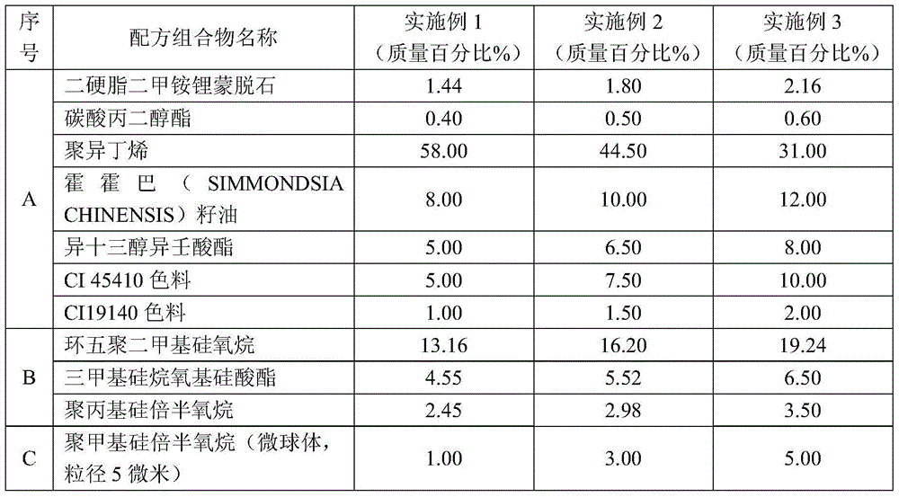 A kind of light and smooth lasting lip glaze and preparation method thereof