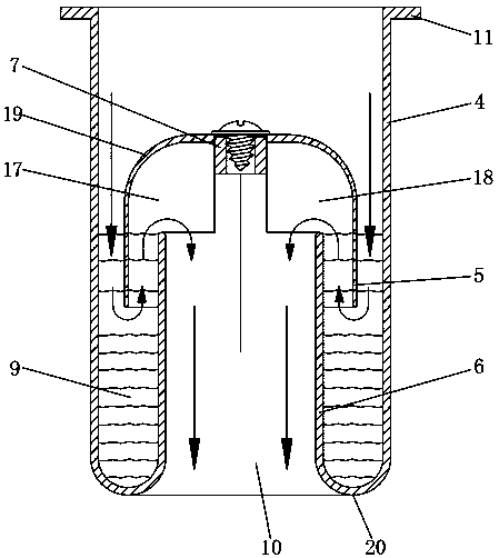 Stink-leaking prevention device and floor drain with stink-leaking prevention device thereof