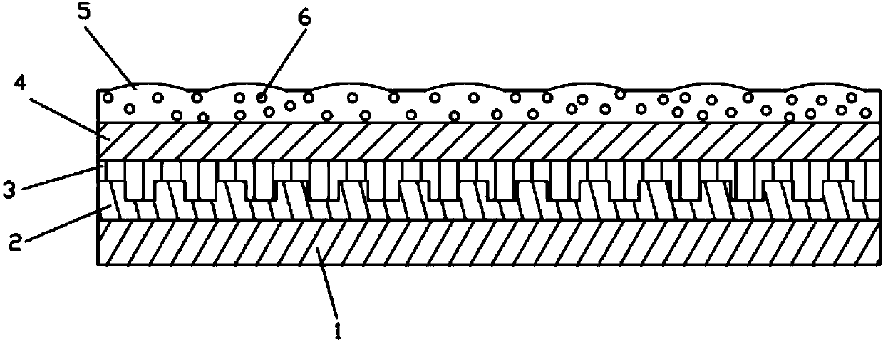 High-wear-resistance and high-dirt-resistance film and preparation technology thereof