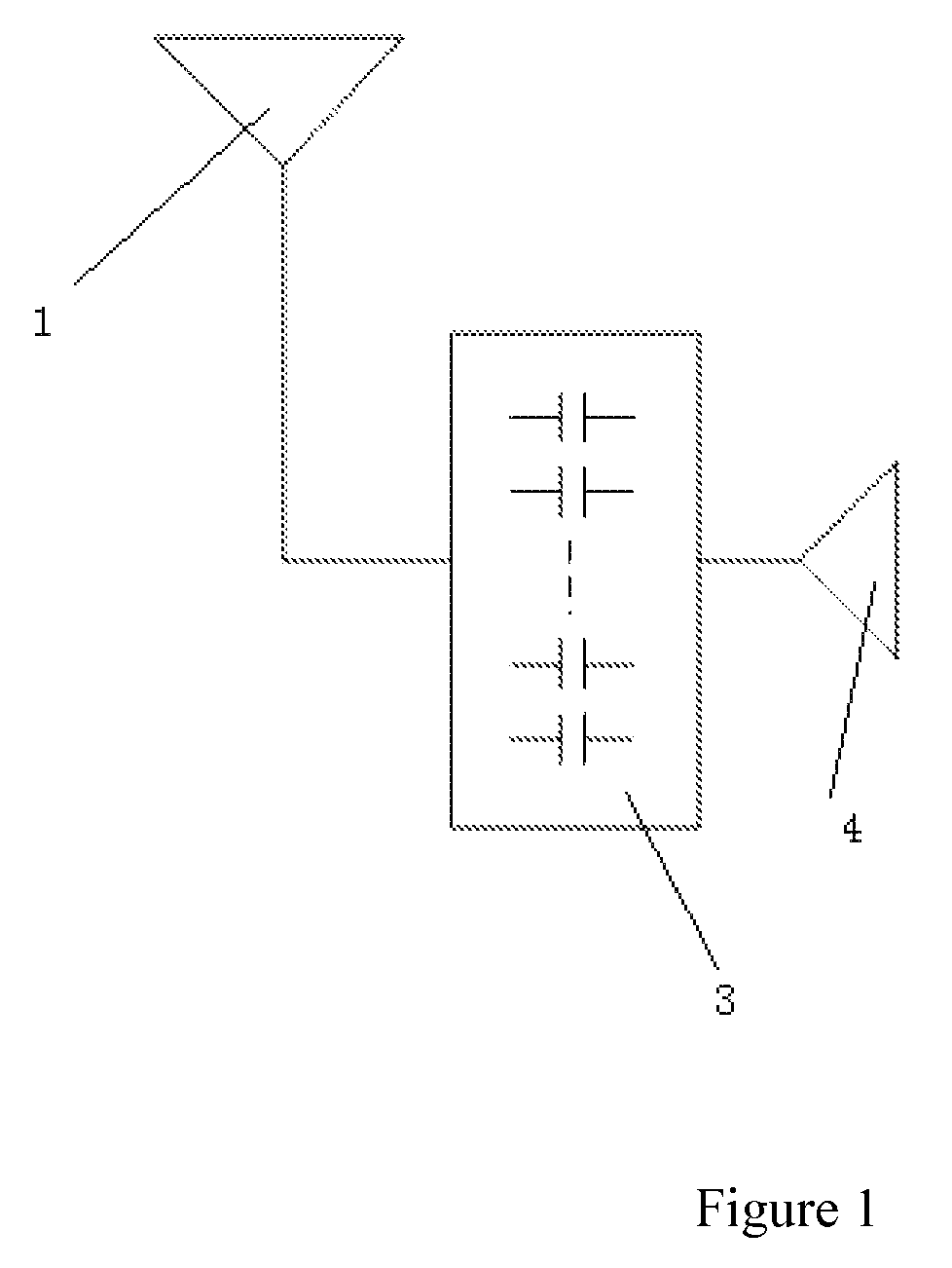 Device for improving the stray isolation between the antennas in the bilateral antenna and the method thereof