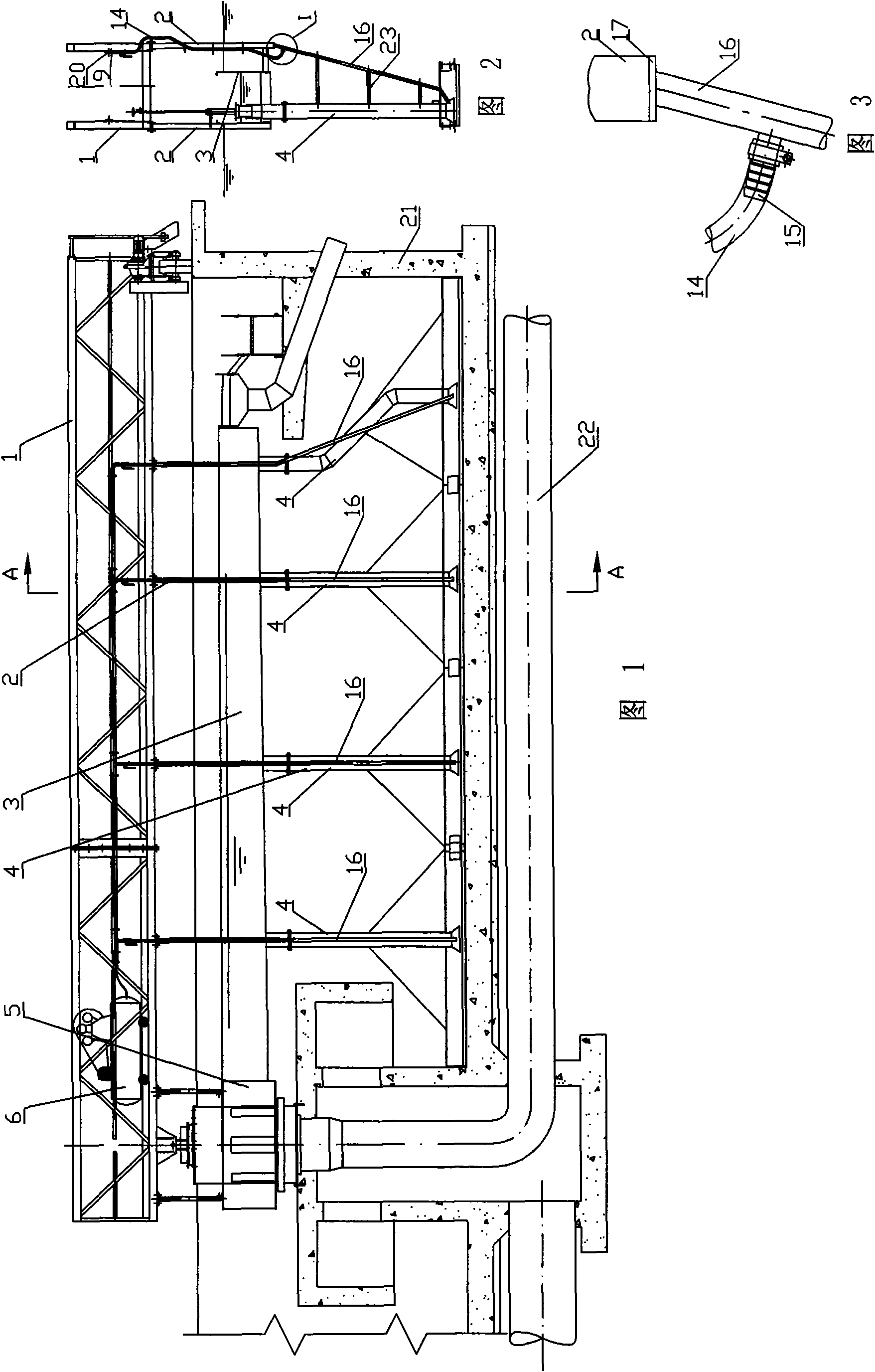 Mud-sucking device provided with dredging mechanism