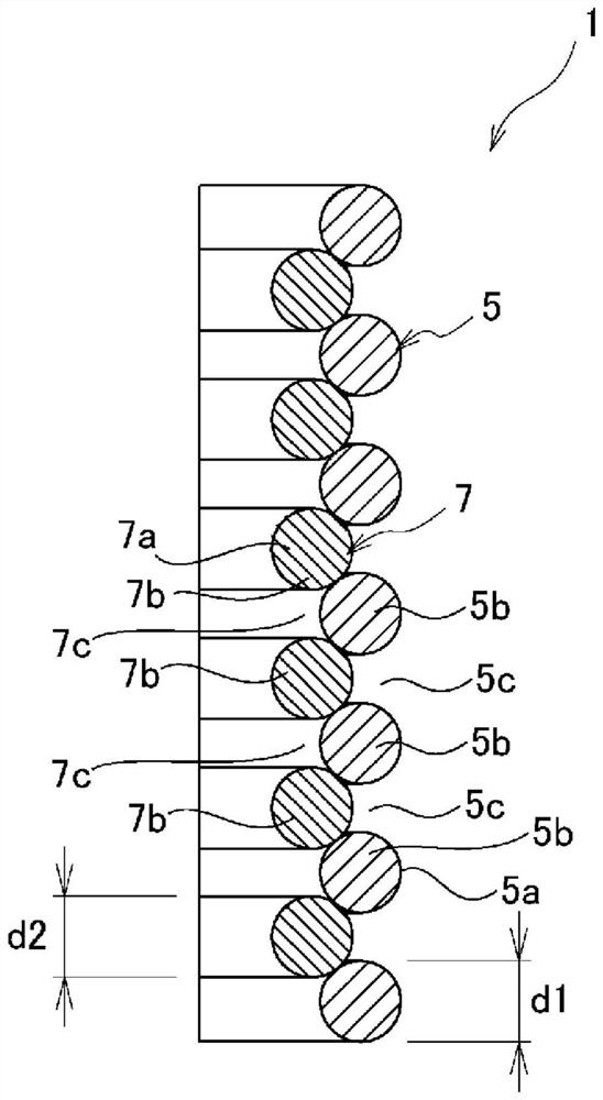 Bending structure and joint function part using the same