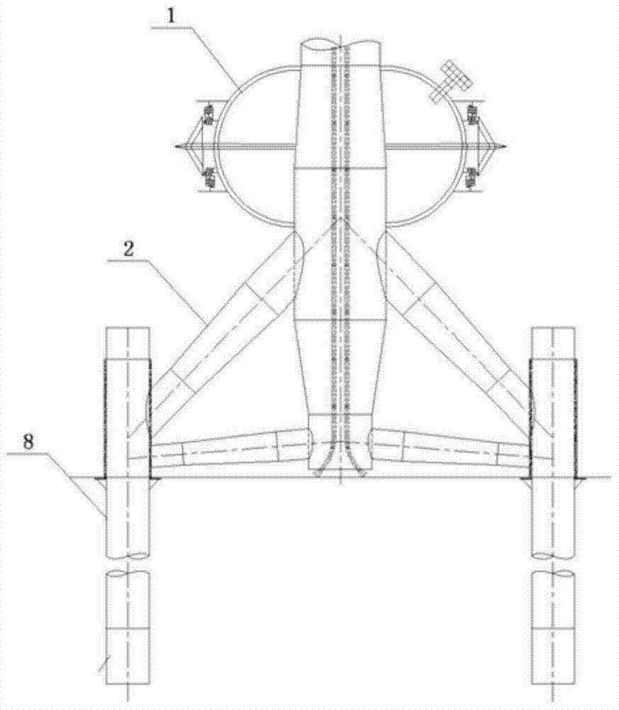Jacket Icebreaking Structure with Vacuum Chamber