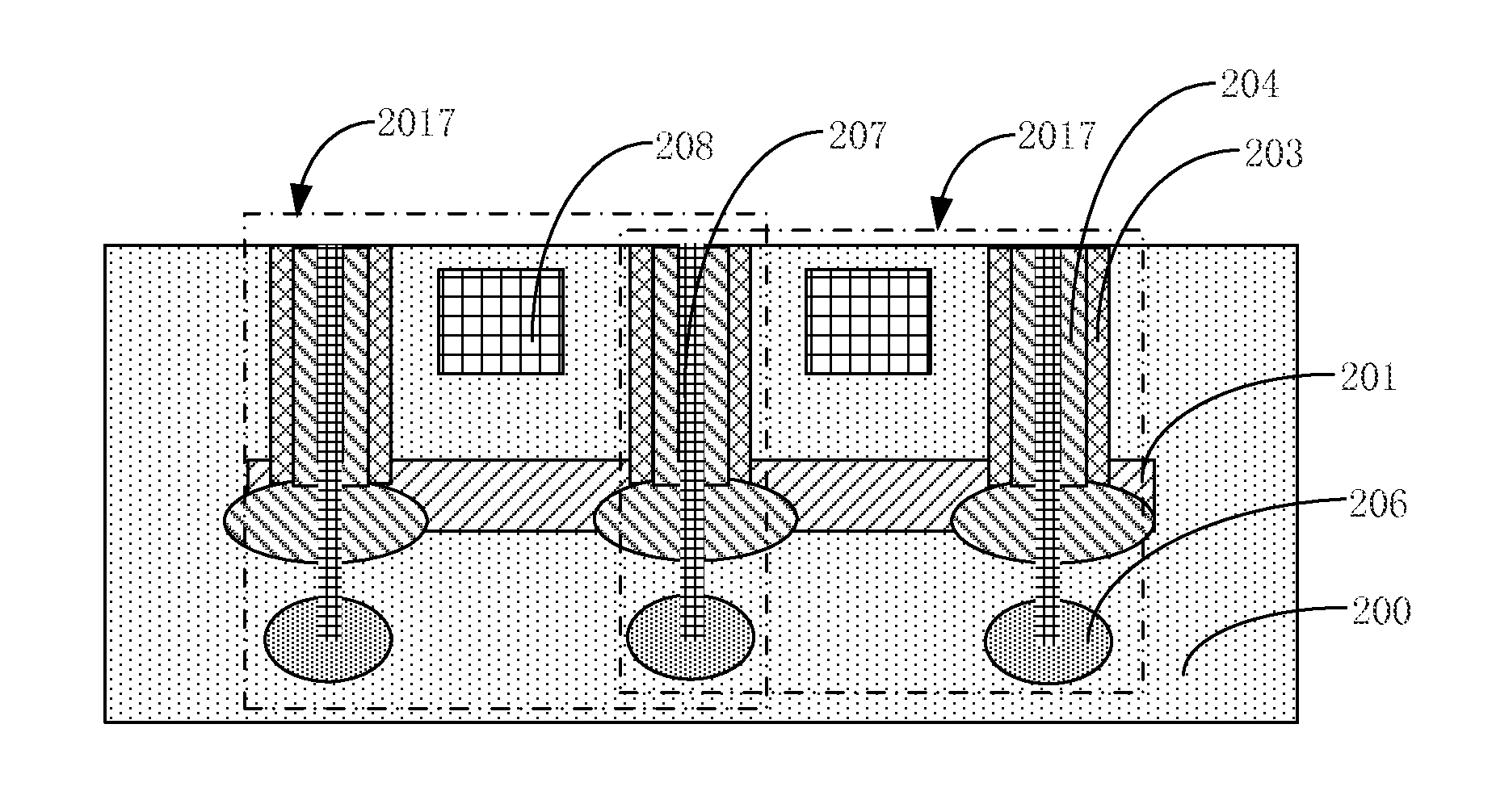 Device isolation structure and manufacture method