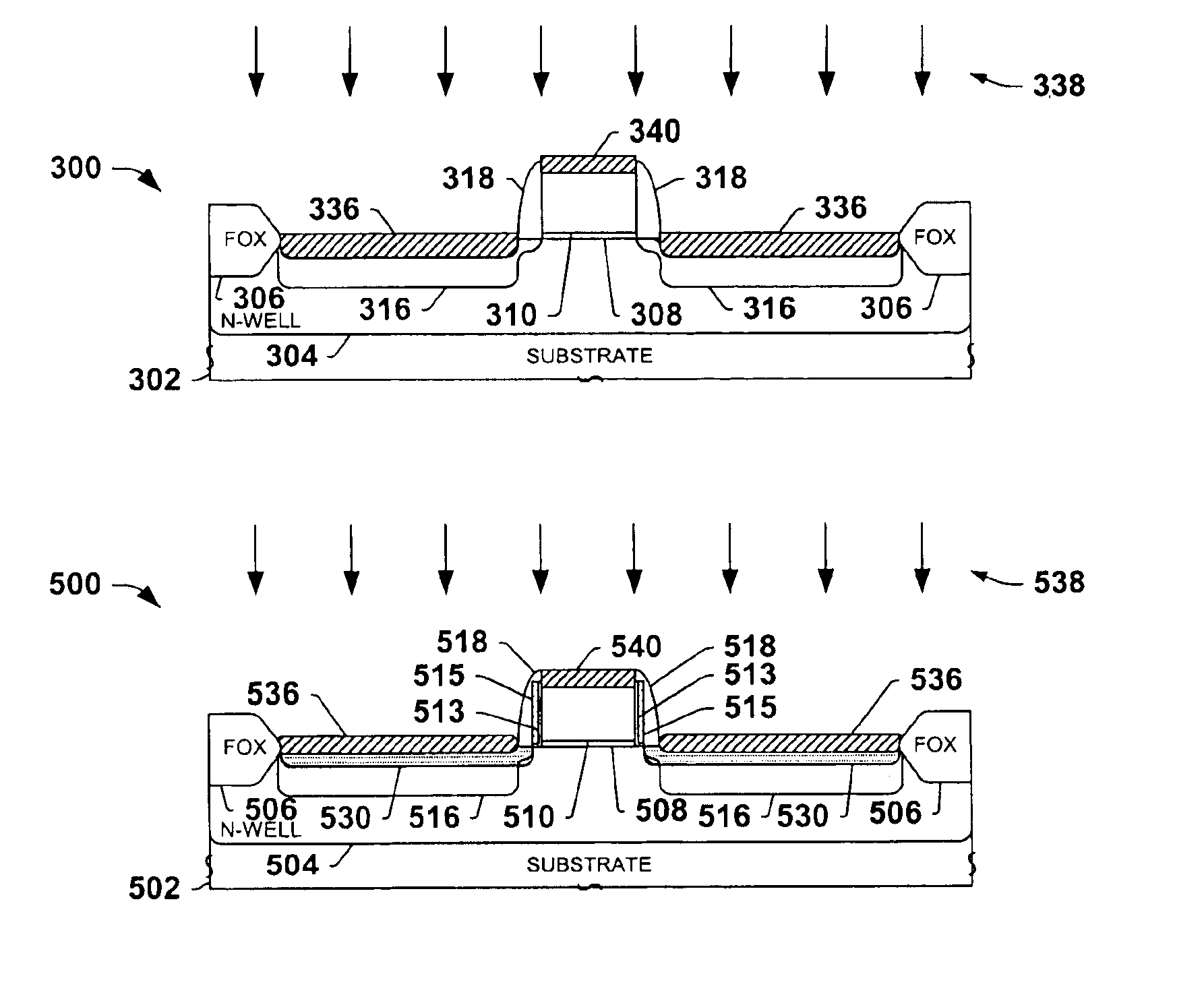 Method for preventing polysilicon mushrooming during selective epitaxial processing