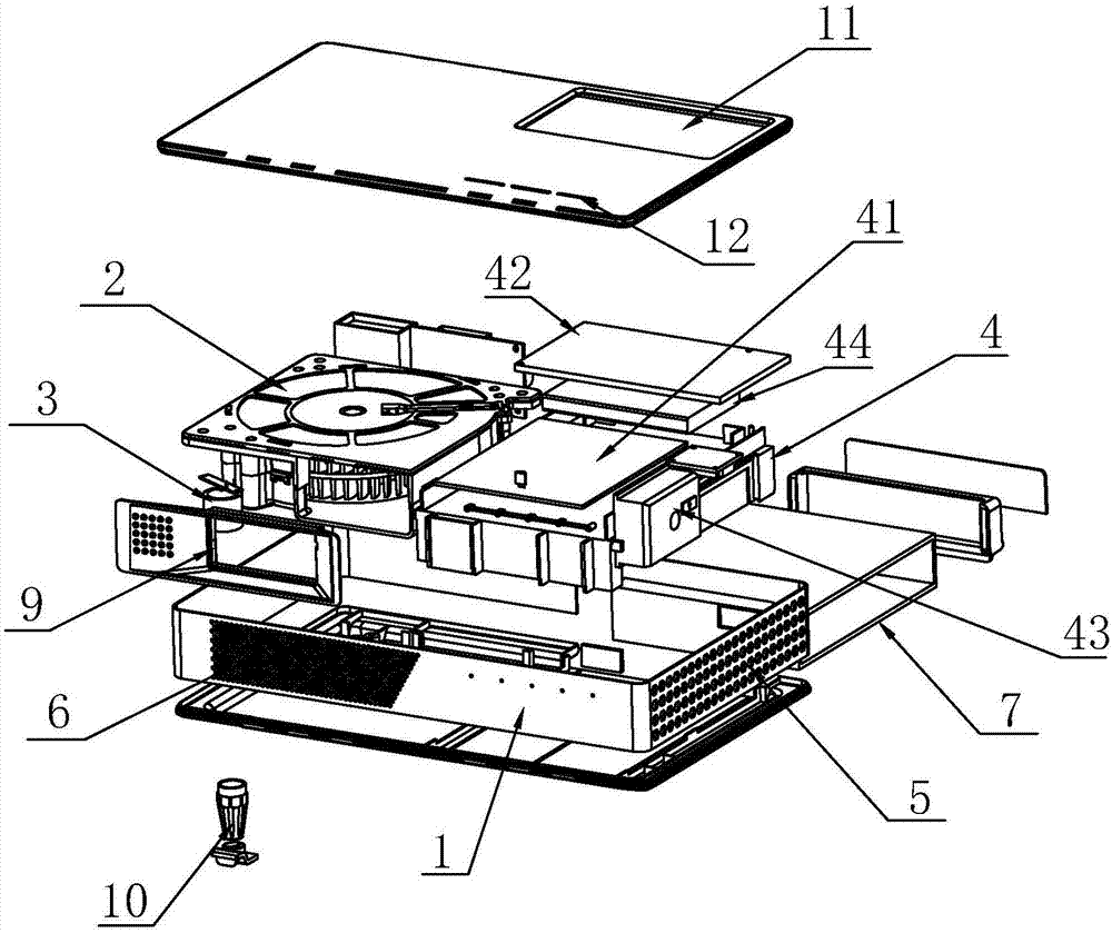 Medical-grade health preserving instrument with planar layout