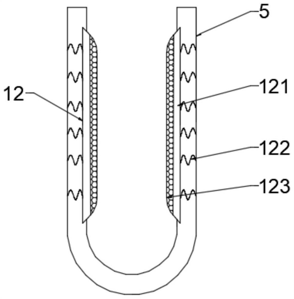 Sample storage device for sewage sample detection