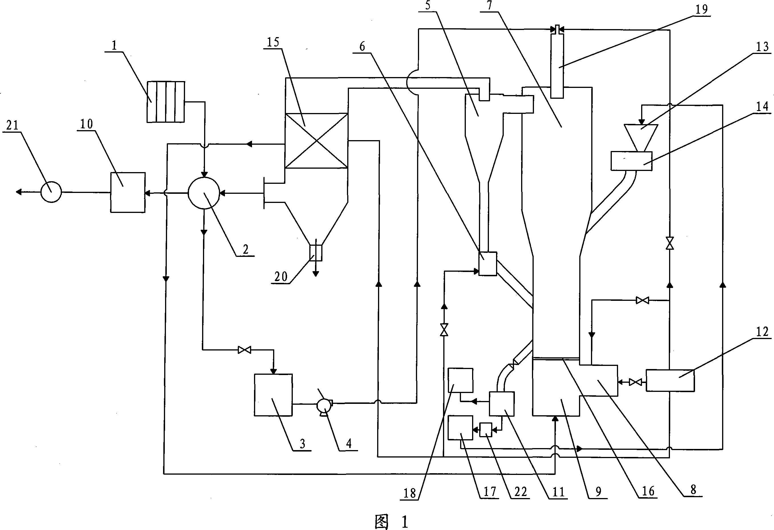 Paper-making black liquor fluidized bed alkali reclaiming device and method