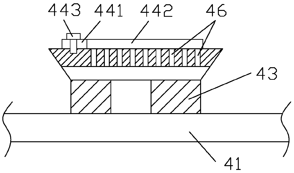 A landscape river aeration device and aeration method