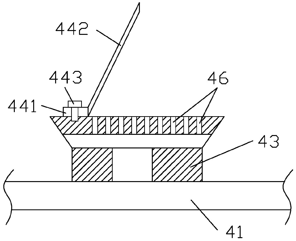 A landscape river aeration device and aeration method