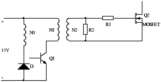 MOSFET isolation drive circuit