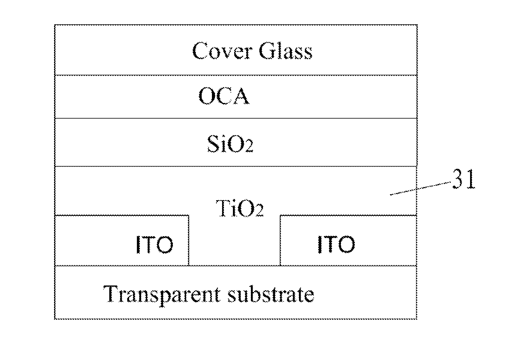 Touch panel and method of manufacturing a touch panel