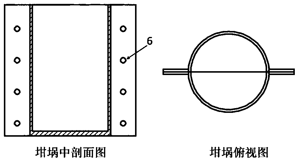 A metal-based hollow sphere composite foam material and its preparation method