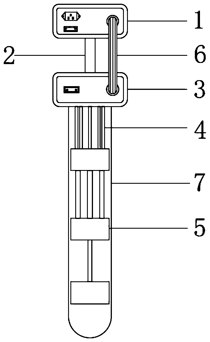 Concrete forming construction method based on concrete segregation degree testing device