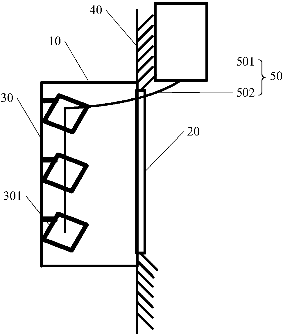 Stereoscopic vegetable planting device applicable to high-rise buildings