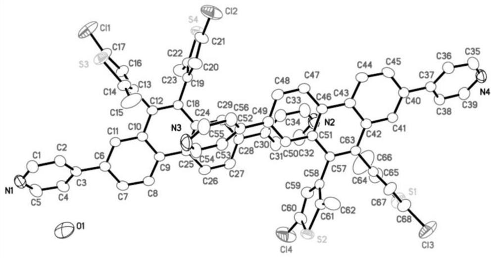 Photochromic ligand, re(i) rectangular supramolecular complex, preparation method and application