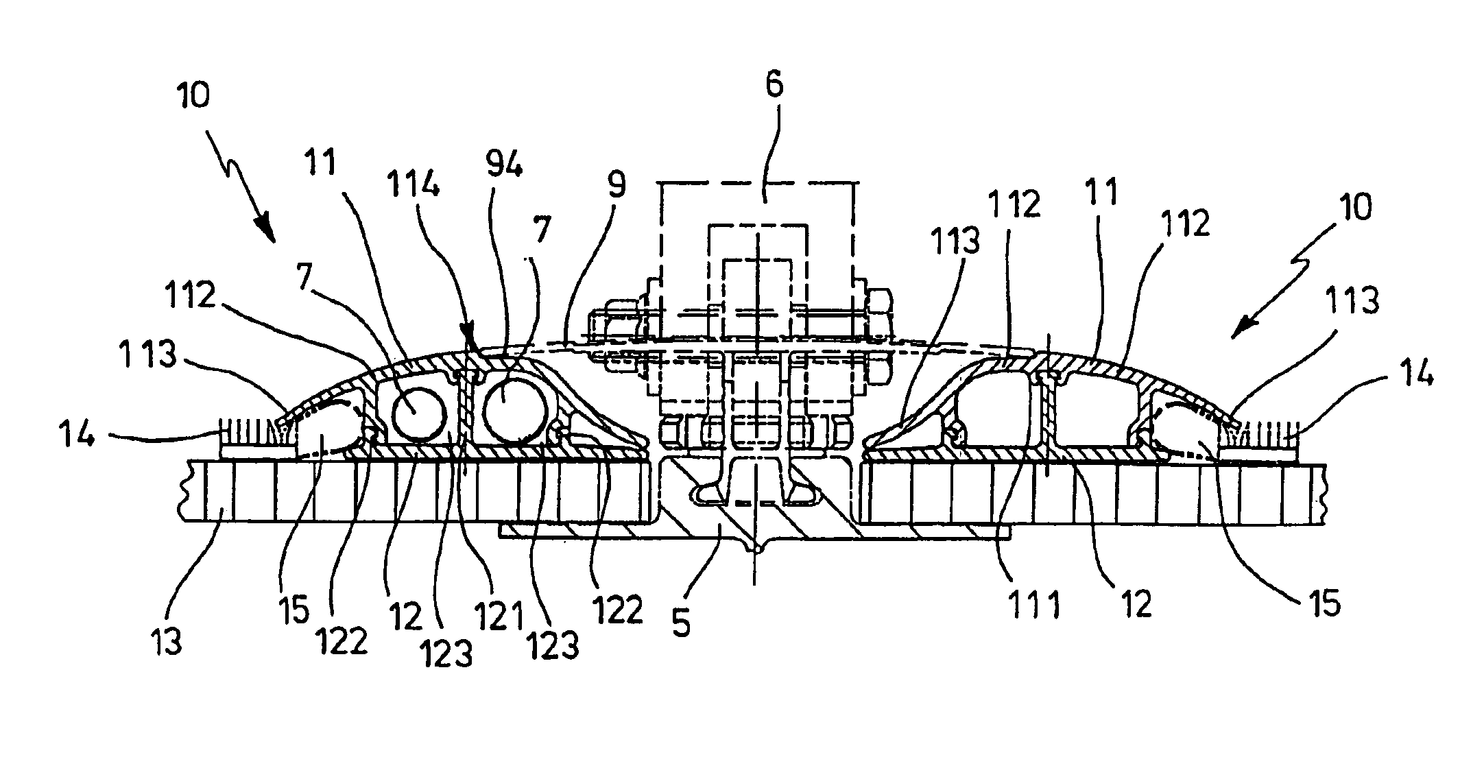 Arrangement for laying cables in the floor area of a passenger transport aircraft