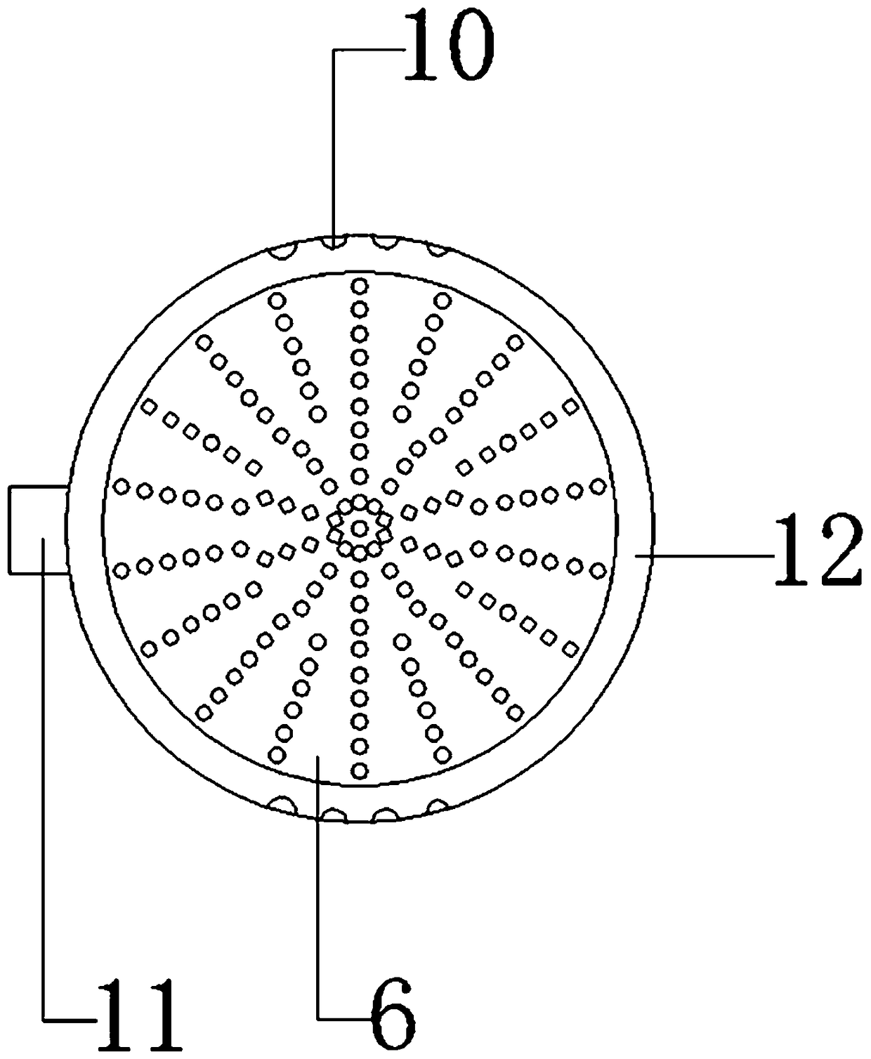 Environment-friendly industrial solid waste incinerating device