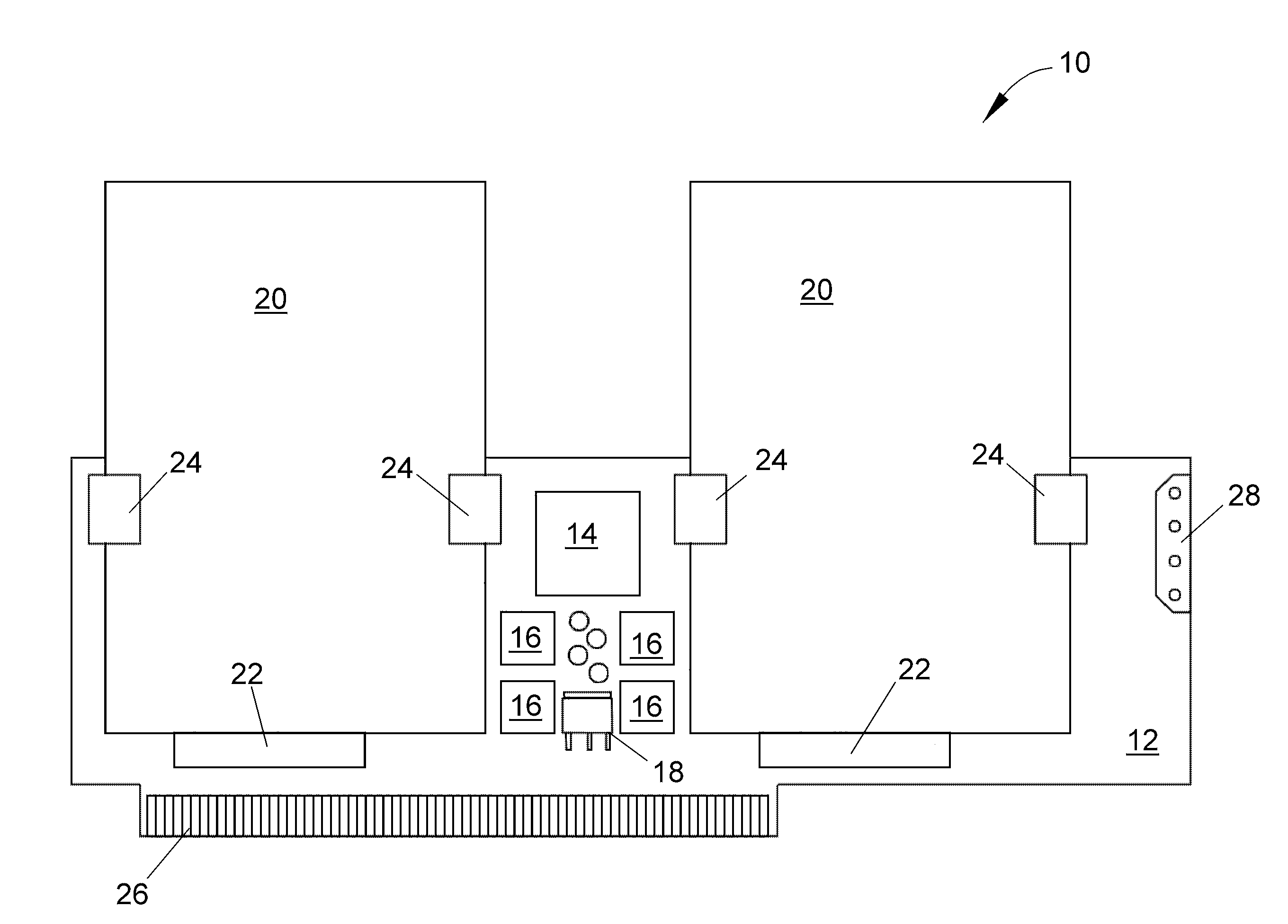 Mass storage system and method using hard disk and solid-state media