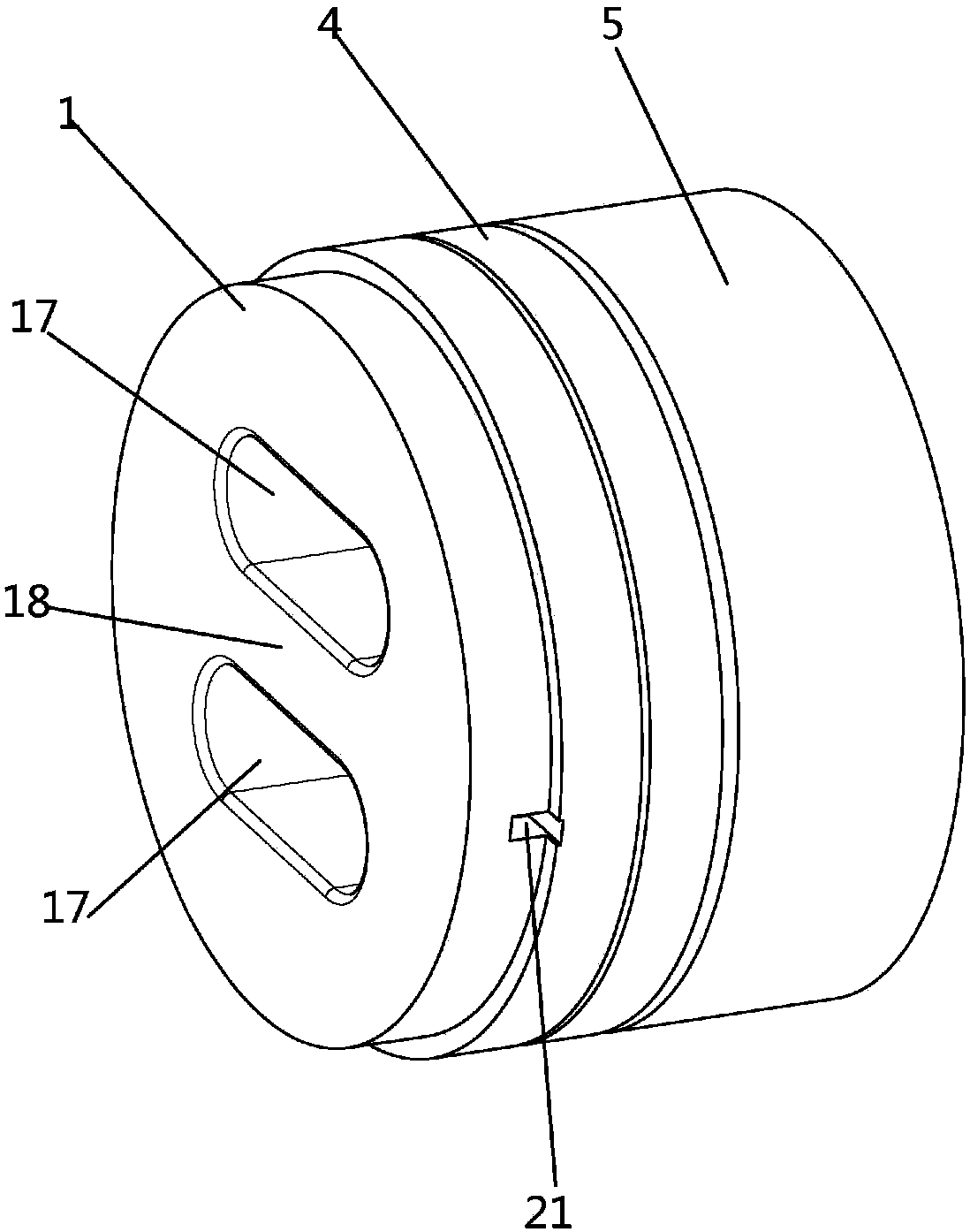 Fiber reinforced wallboard type sectional material composite extruding device and extruding method thereof