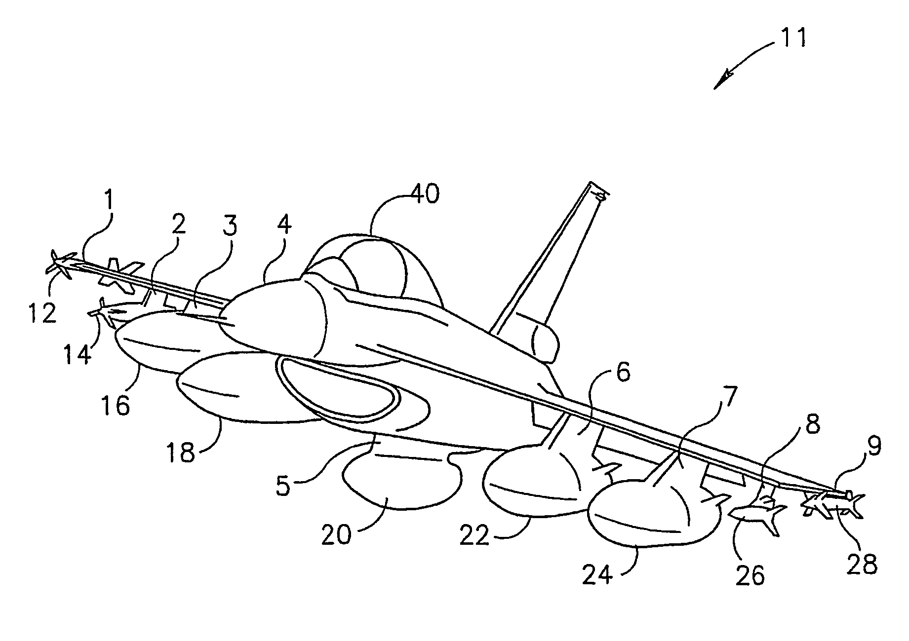System and method for enhancing the payload capacity, carriage efficiency, and adaptive flexibility of external stores mounted on an aerial vehicle