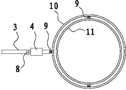 Phosphated residue content measuring device