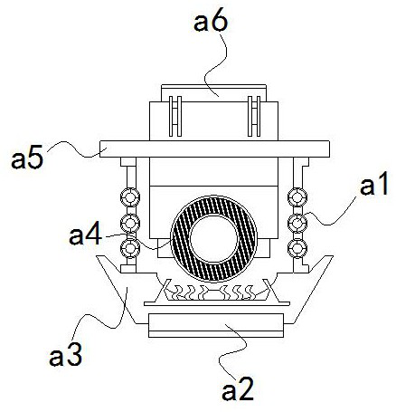 An automatic lift and recovery device for visual navigation of an aquatic robot