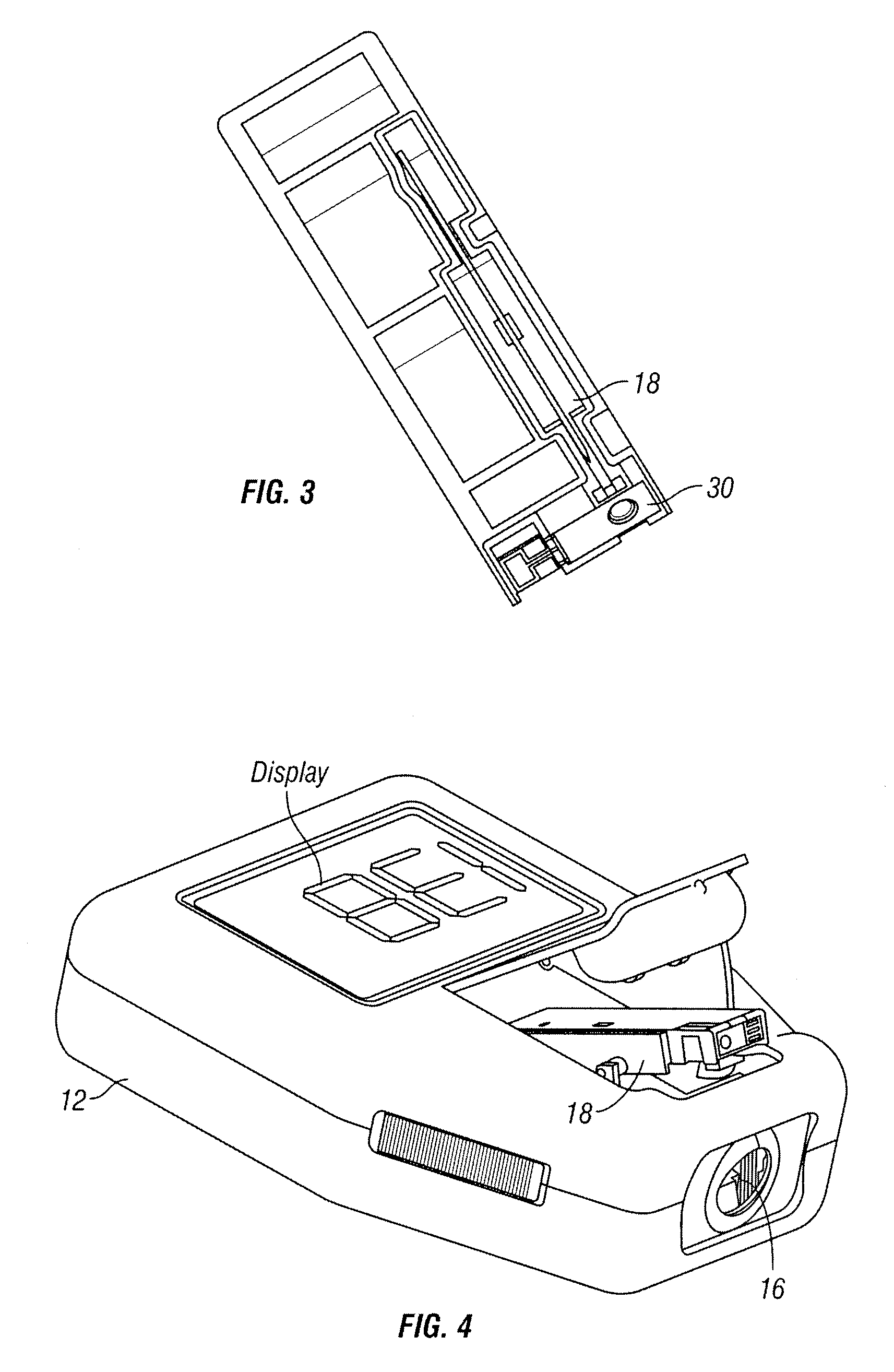 Analyte measurement device with a single shot actuator