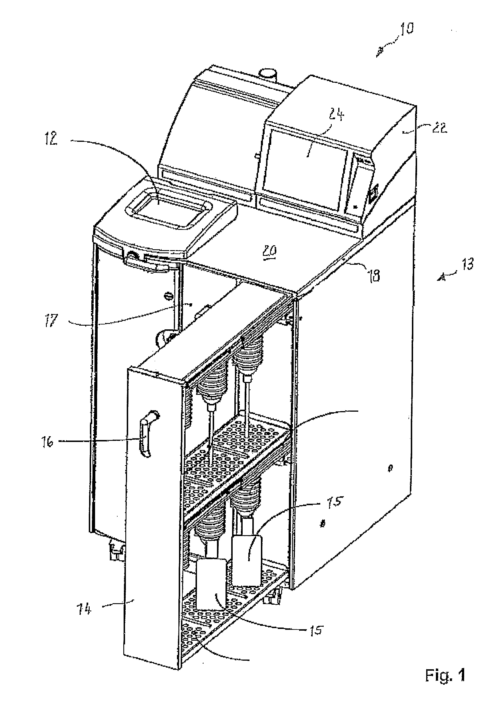 Method for operating a tissue processor, and tissue processor
