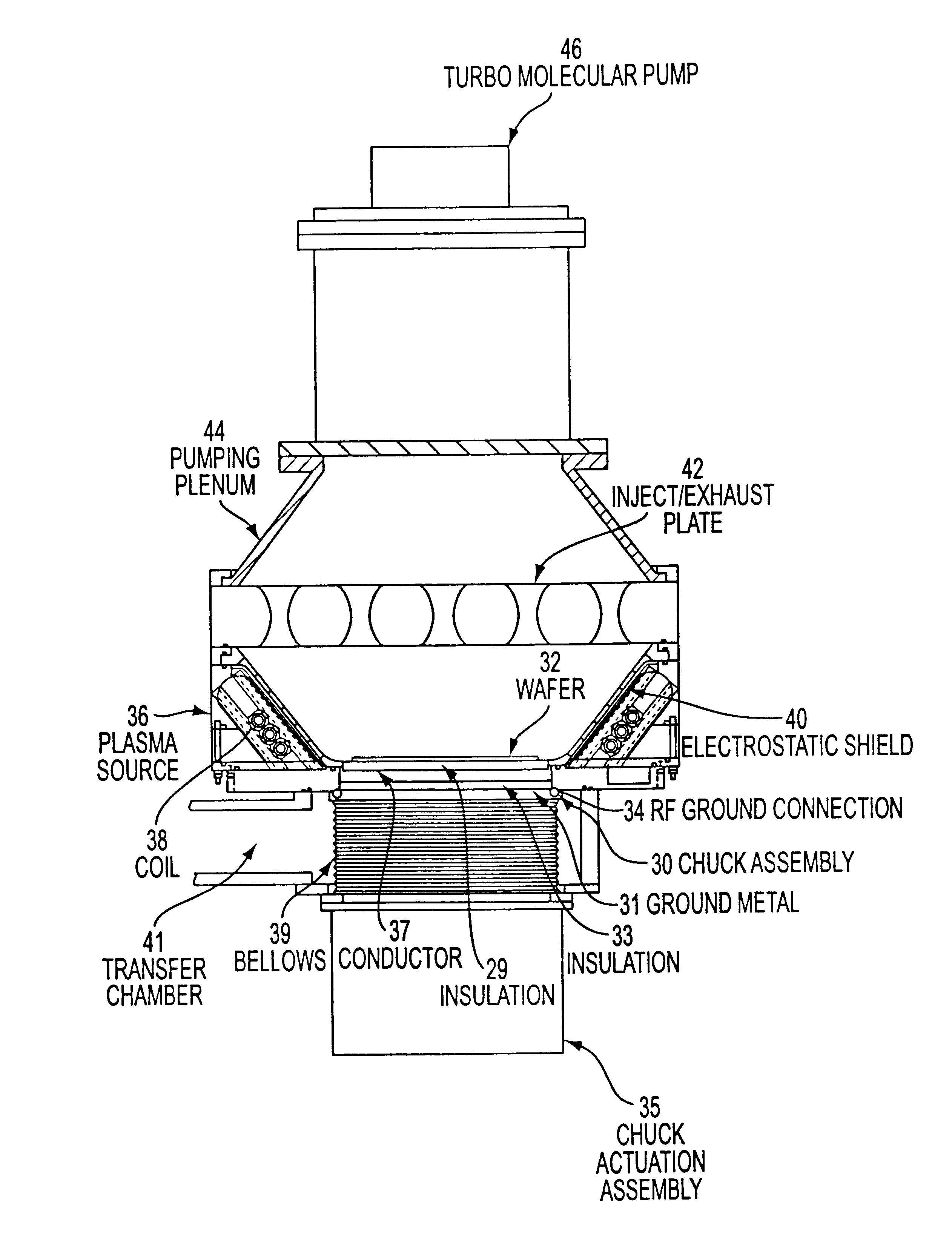 Reduced impedance chamber
