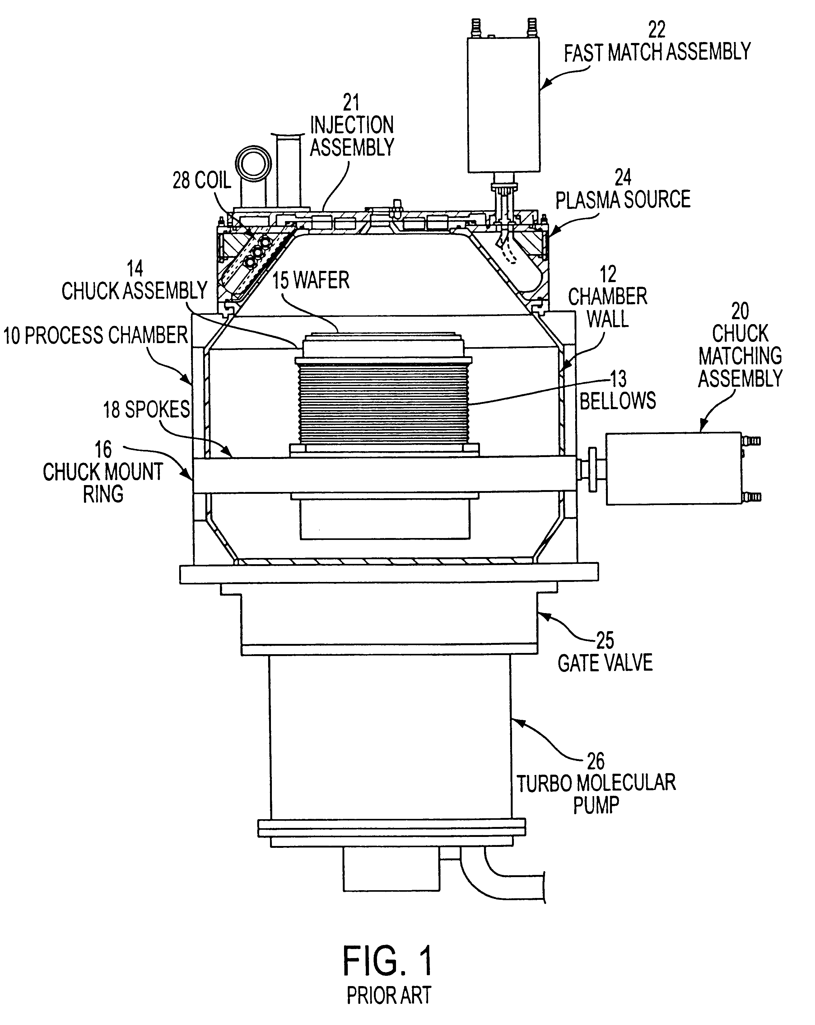 Reduced impedance chamber