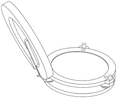 Auxiliary hand-operated wafer bonding apparatus