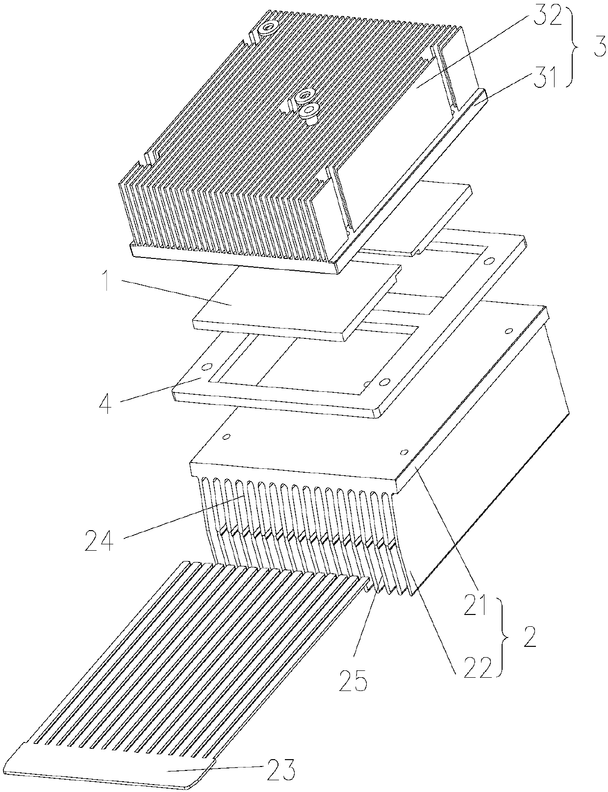 Semiconductor dehumidifying and heating device