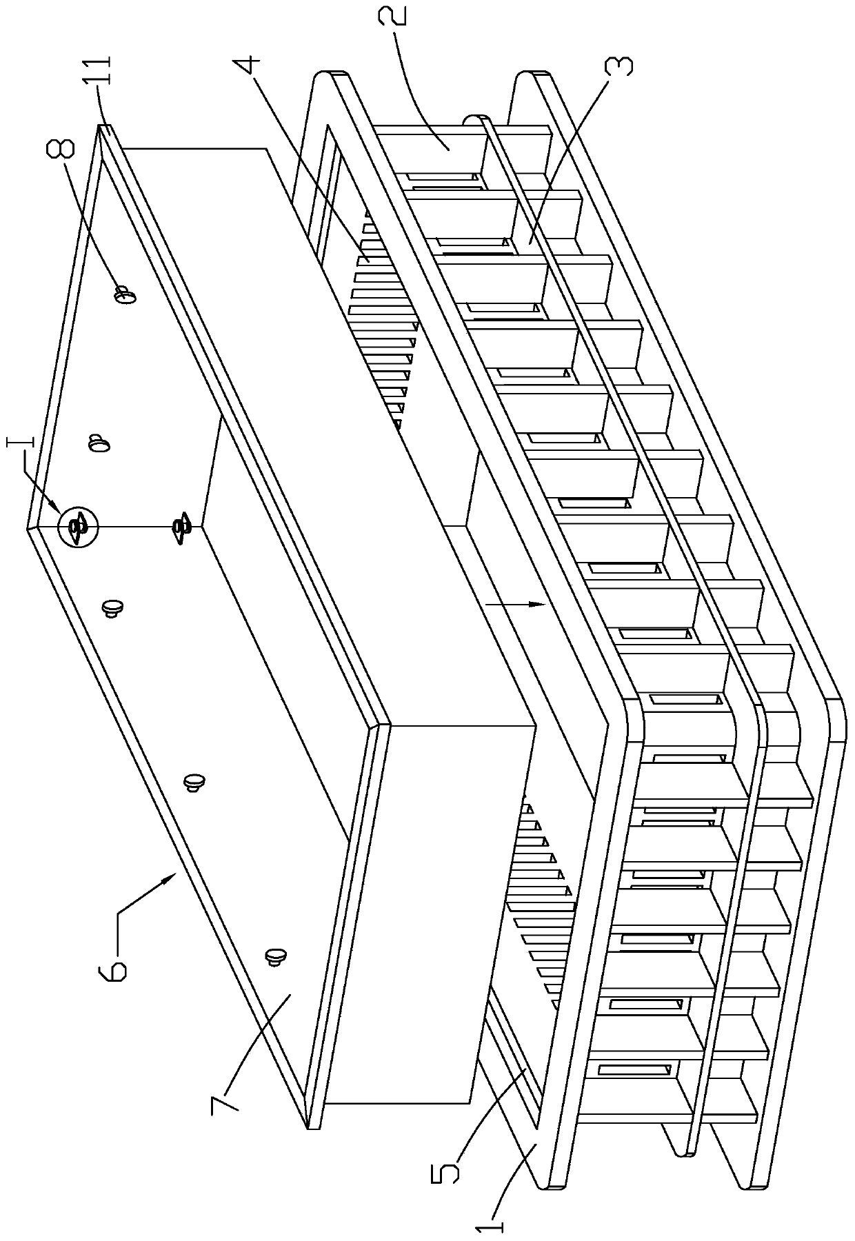 Farming box for industrial insect farming and cleaning method thereof