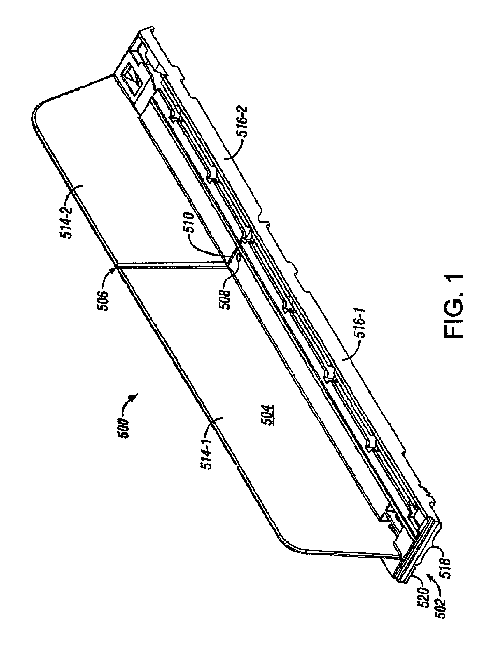 Product management display system with retaining wall
