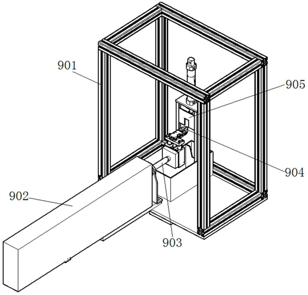 Cutting separation system for injection molding part and cutting separation method of cutting separation system