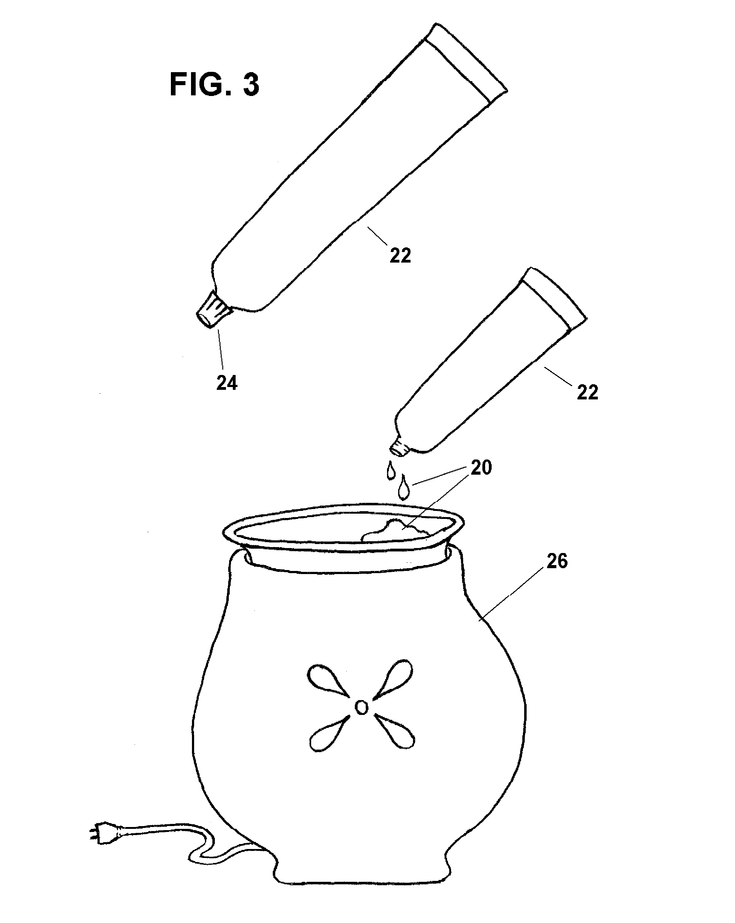Semi-liquid candle