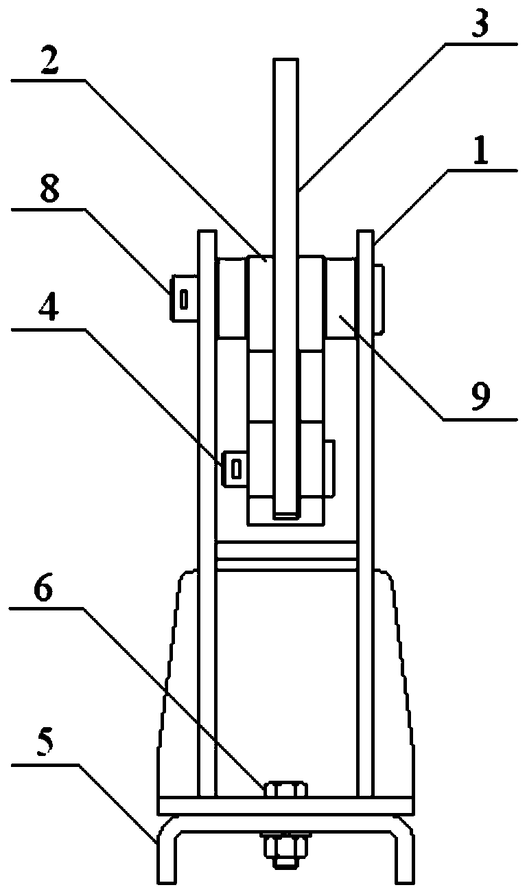 Rail overturning device