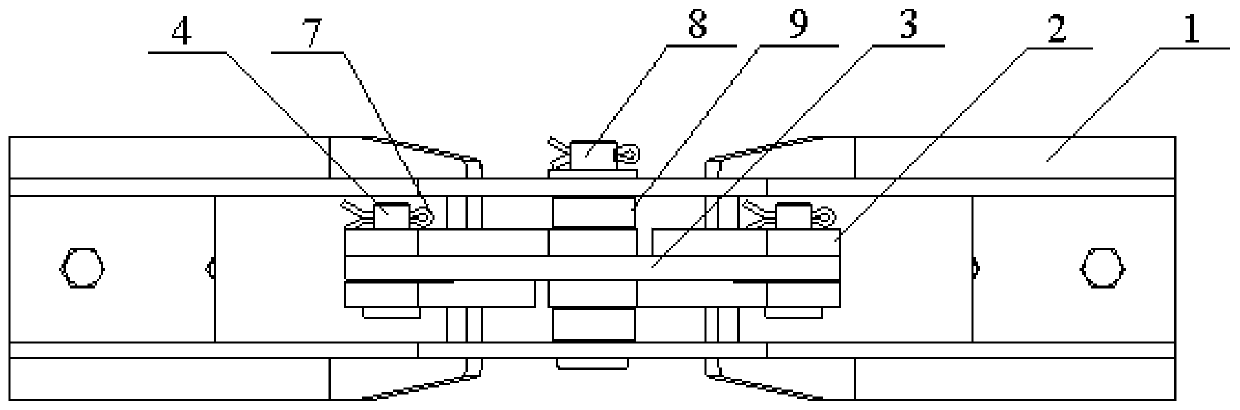 Rail overturning device