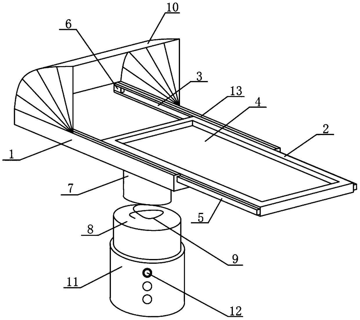 Support for flexibly adjusting position of POS machine