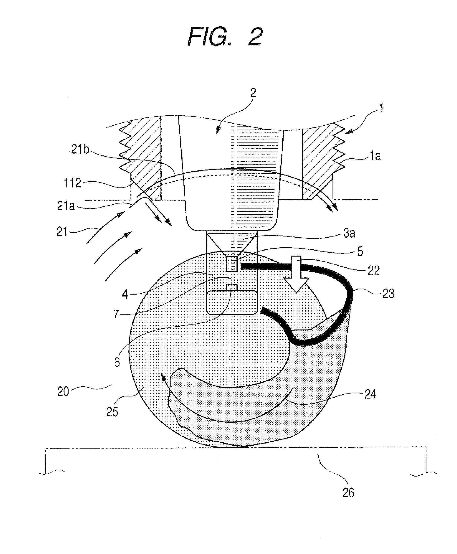 Spark plug with stream shaper to shape tumble vortex into desired stream in combustion chamber