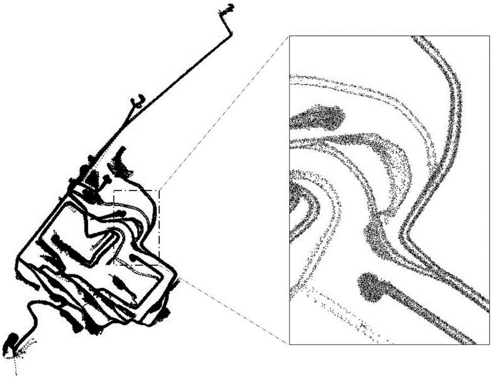 GPS data based automatic construction method and system for open-pit mine road network