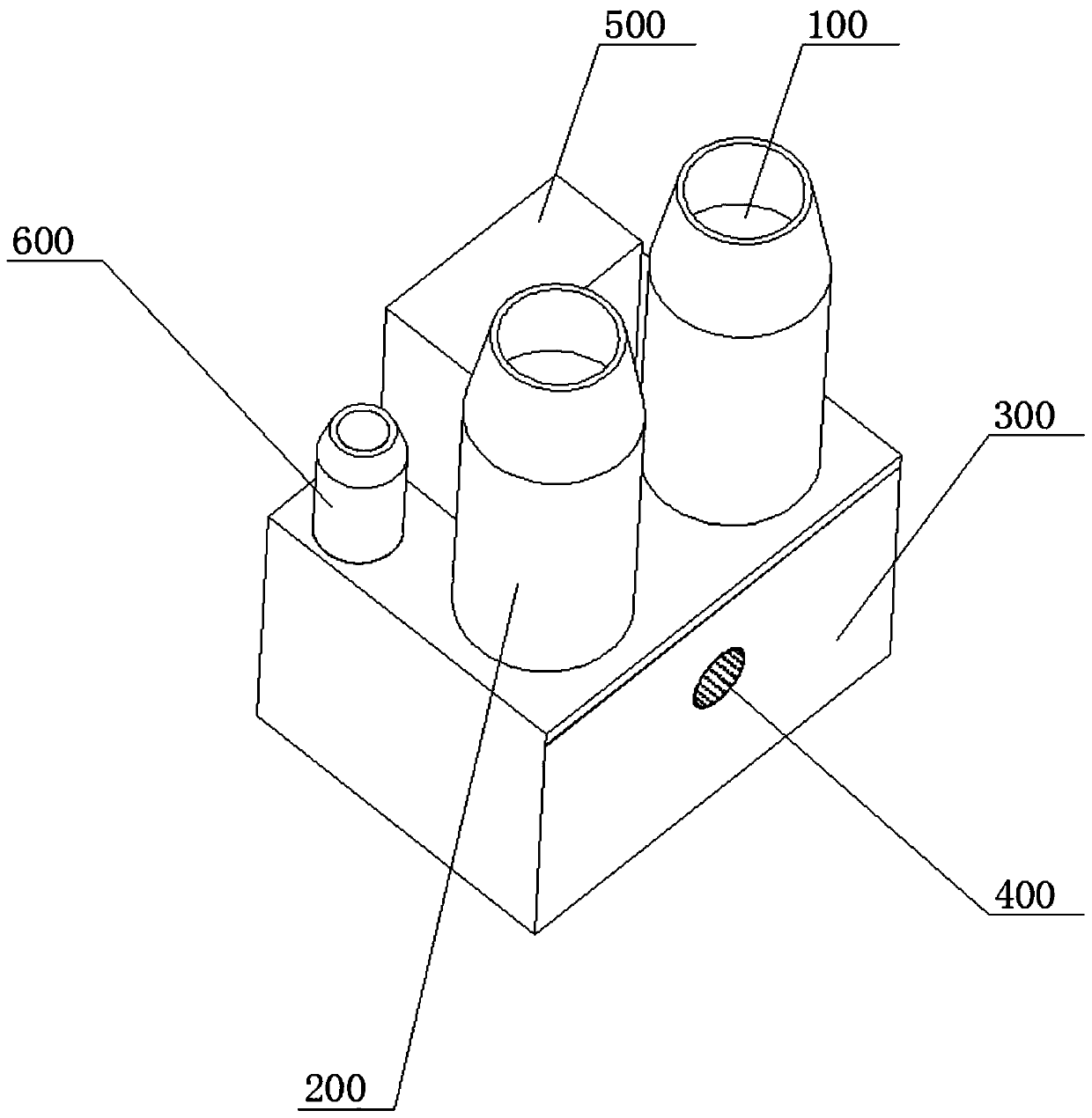 Engine test bed tail gas treatment system and use method thereof